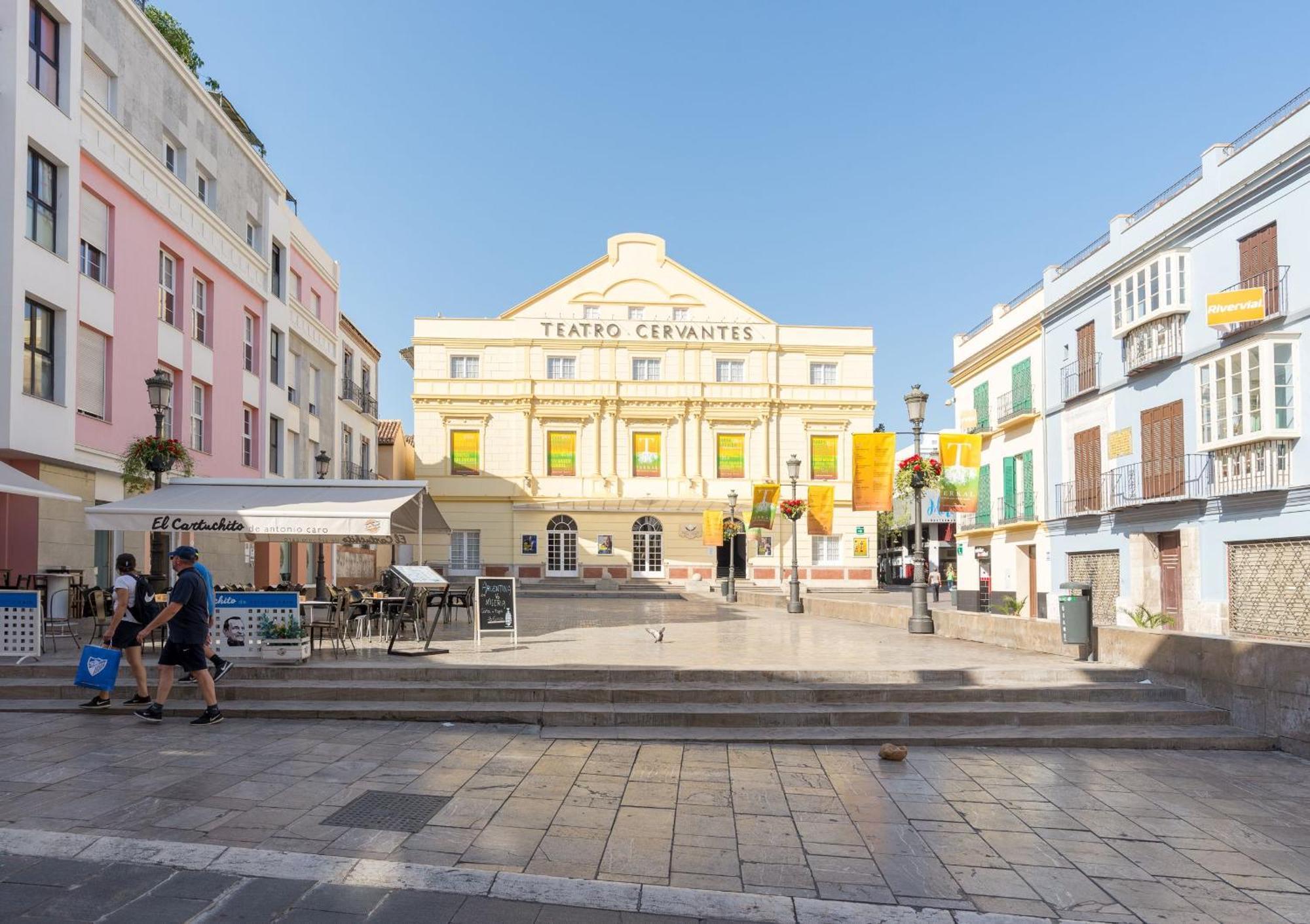 Teatro Plaza Apartments Málaga Exterior foto